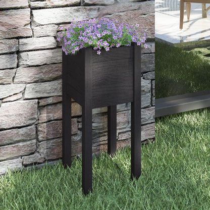 Plantekasser 31x31x70 Cm Massivt Fyrretræ - Variant 810787