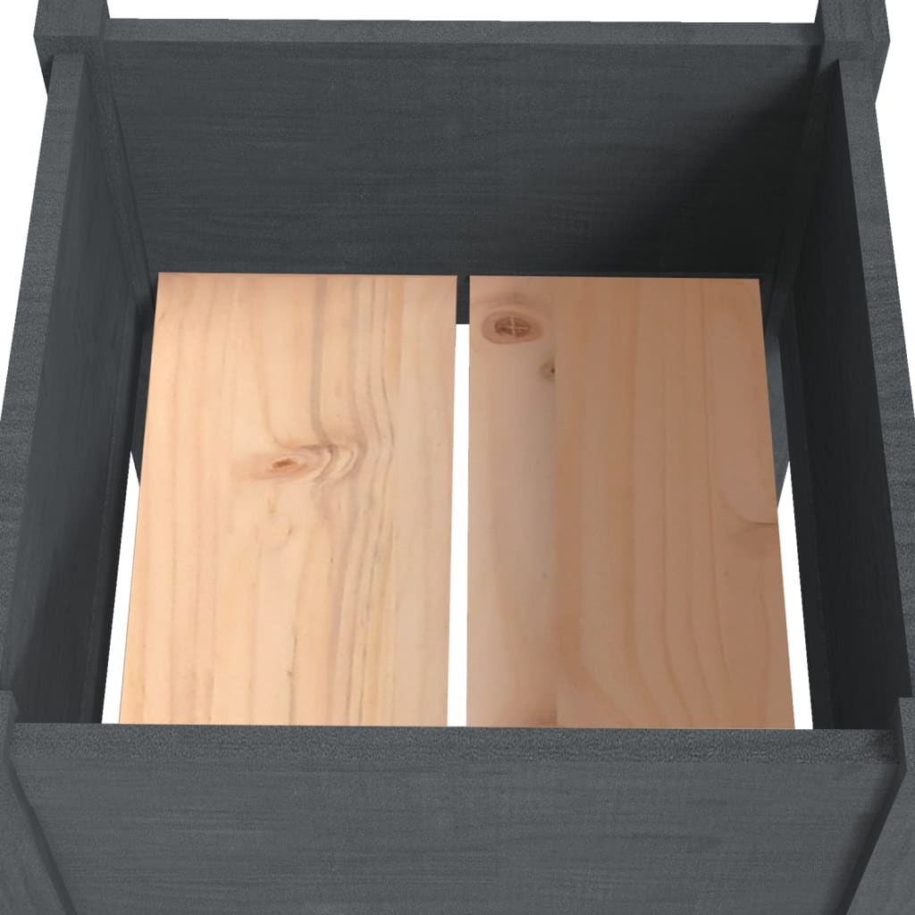 Plantekasser 40x40x70 Cm Massivt Fyrretræ - Billede 5