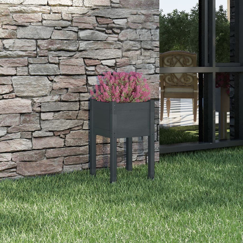 Plantekasser 40x40x70 Cm Massivt Fyrretræ - Hovedbillede