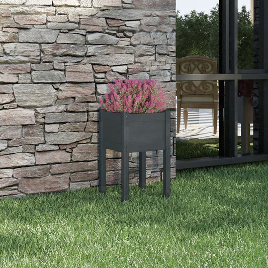 Plantekasser 40x40x70 Cm Massivt Fyrretræ - Hovedbillede