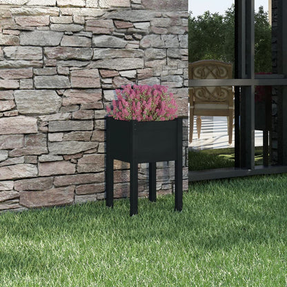 Plantekasser 40x40x70 Cm Massivt Fyrretræ - Variant 810797