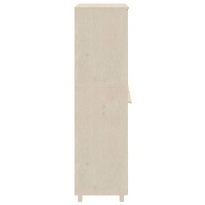 Klædeskab Hamar 89x50x180 Cm Massivt Fyrretræ - Billede 5