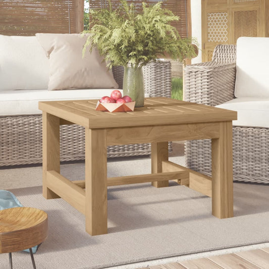 Sofabord 45X45X30 Cm Massivt Teaktræ