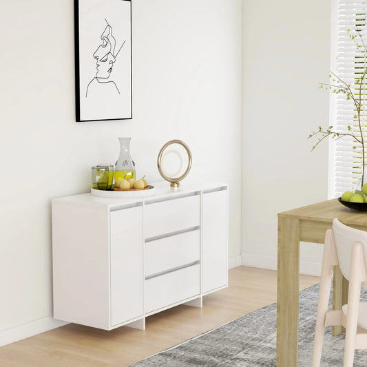 Skænk Med 3 Skuffer 120X41X75 Cm Konstrueret Træ