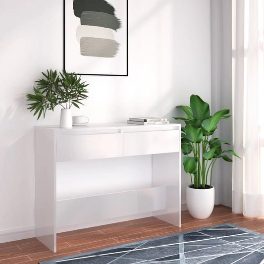 Konsolbord 100X35X76,5 Cm Konstrueret Træ