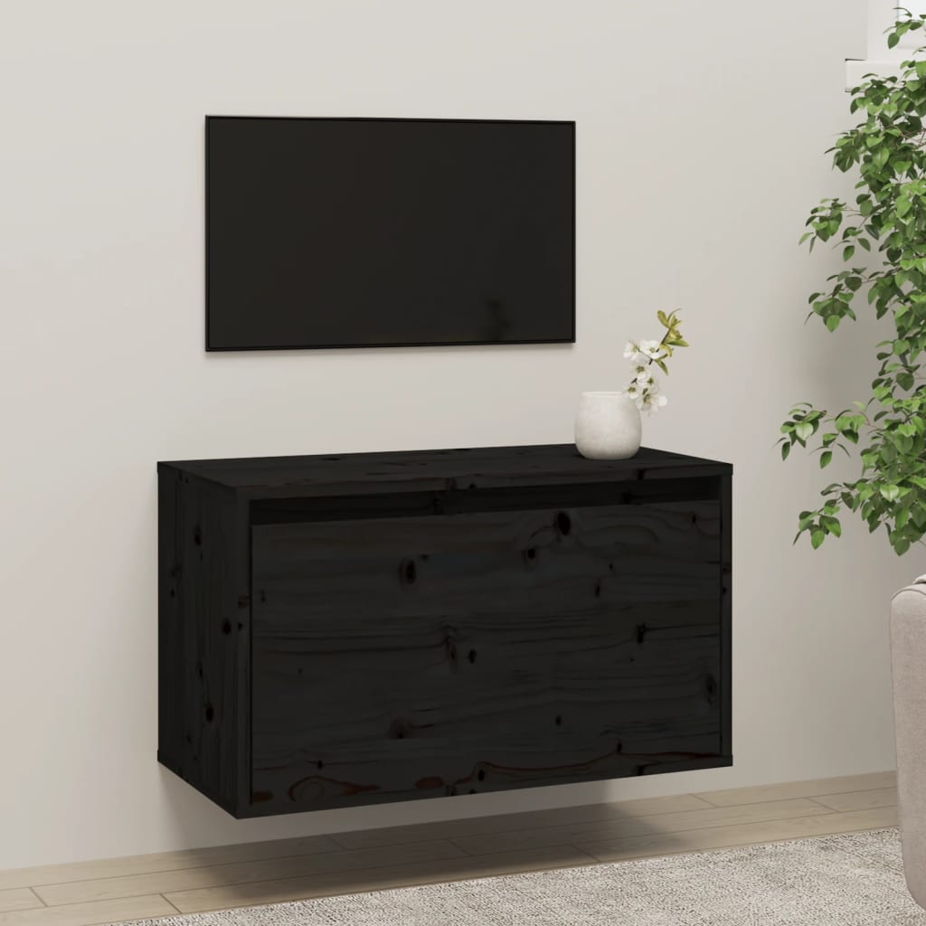 Vægskabe 60x30x35 Cm Massivt Fyrretræ - Billede 3