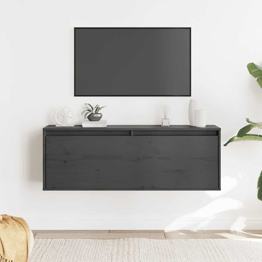 Vægskab 100X30X35 Cm Massivt Fyrretræ