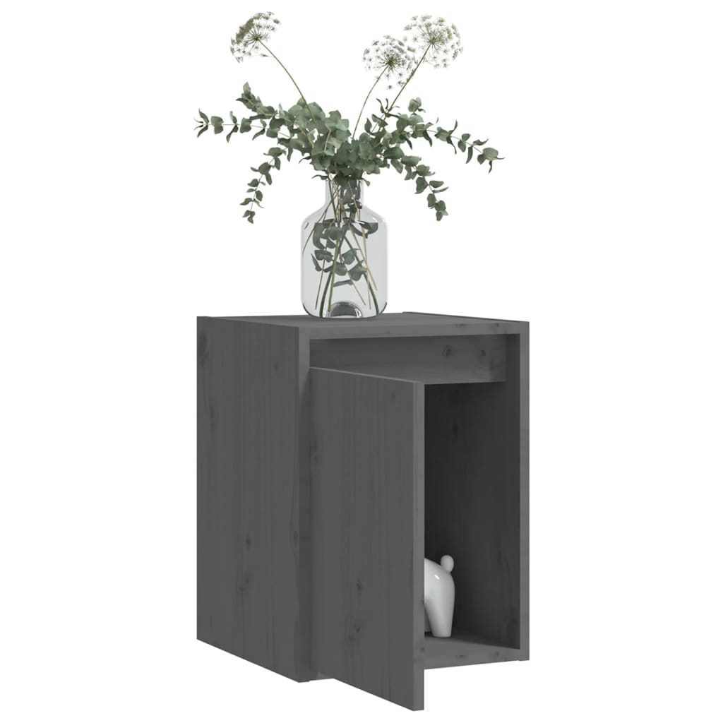 Vægskabe 2 Stk. 30x30x40 Cm Massivt Fyrretræ - Billede 8