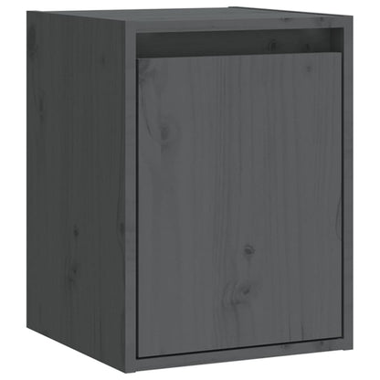 Vægskabe 2 Stk. 30x30x40 Cm Massivt Fyrretræ - Billede 4