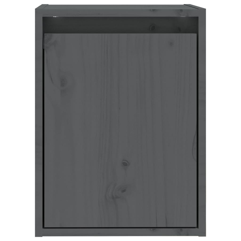 Vægskabe 2 Stk. 30x30x40 Cm Massivt Fyrretræ - Billede 5