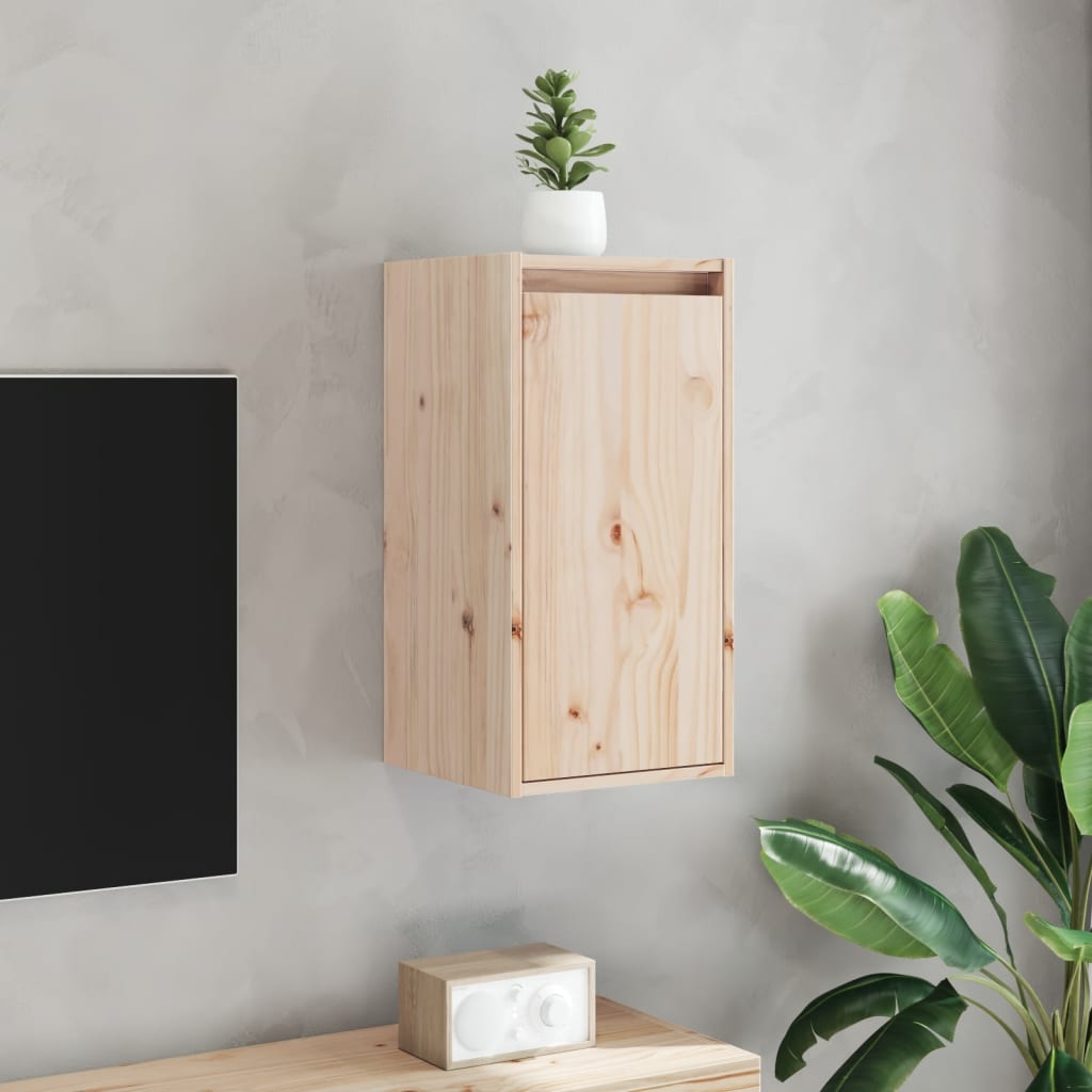 Vægskabe 30x30x60 Cm Massivt Fyrretræ - Variant 813486