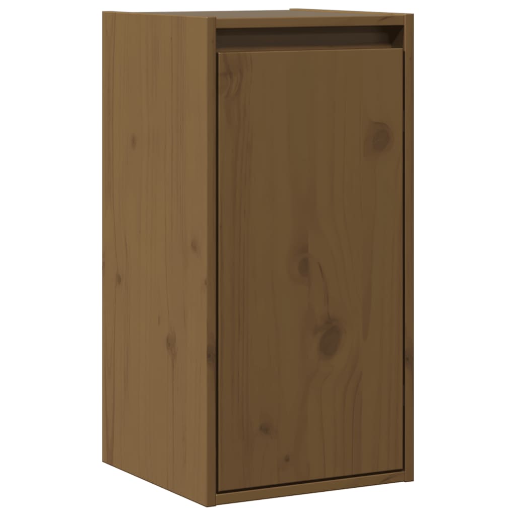 Vægskabe 30x30x60 Cm Massivt Fyrretræ - Billede 2
