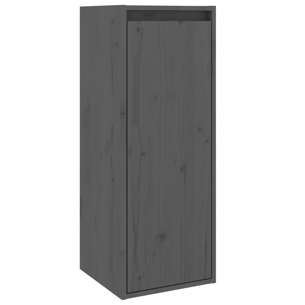 Vægskabe 30x30x80 Cm Massivt Fyrretræ - Billede 2