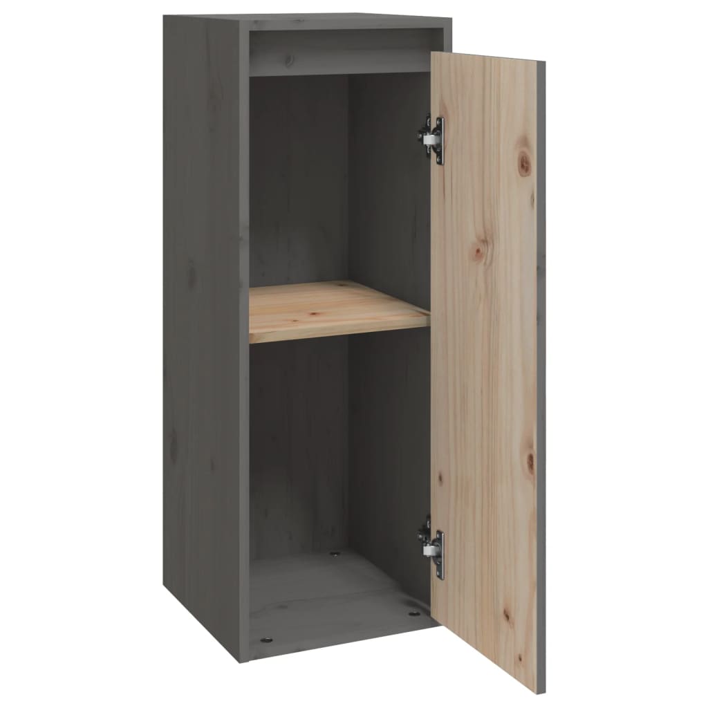 Vægskabe 30x30x80 Cm Massivt Fyrretræ - Billede 6