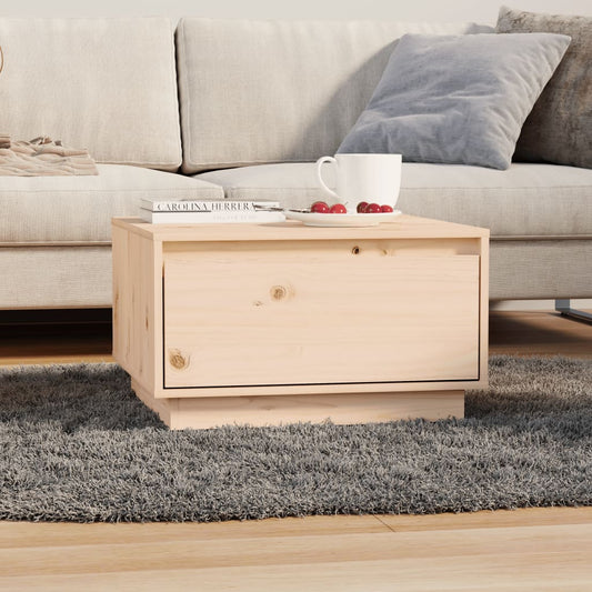 Sofabord 55X56X32 Cm Massivt Fyrretræ