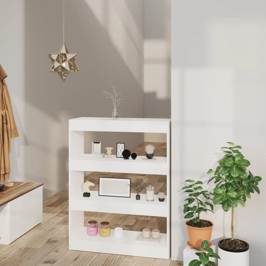 Bogreol/Rumdeler 80X30X103 Cm Konstrueret Træ