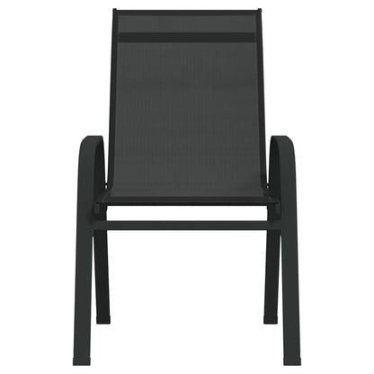 Stabelbare Havestole 2 Stk. Textilene