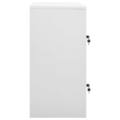 Skabe 90x45x92,5 Cm Stål - Billede 4