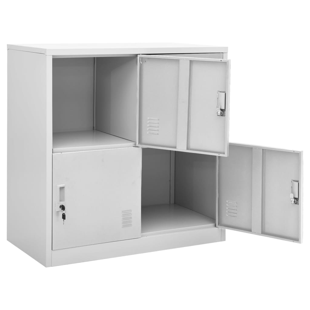 Skabe 90x45x92,5 Cm Stål - Billede 6