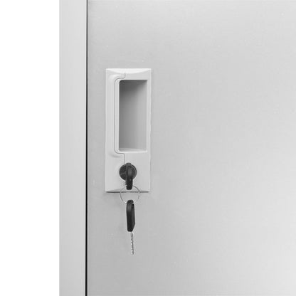 Skabe 90x45x92,5 Cm Stål - Billede 7