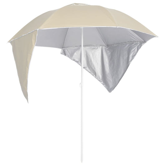 Strandparasol Med Sidevægge 215 Cm