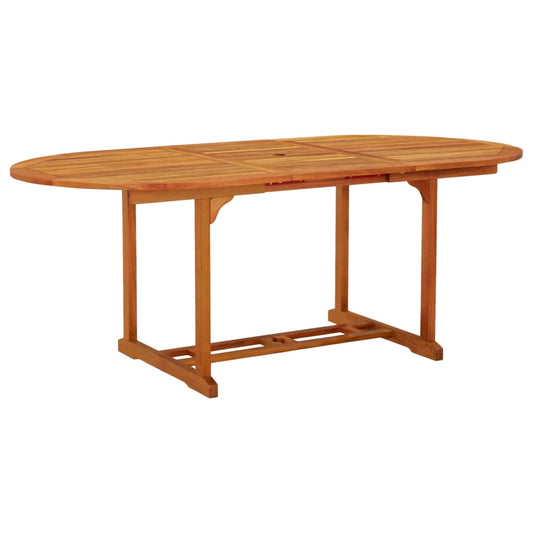 Havebord 200X100X75 Cm Massivt Eukalyptustræ