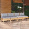 4-Personers Havesofa