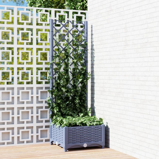 Plantekasse Med Espalier 40X40X121,5 Cm Pp
