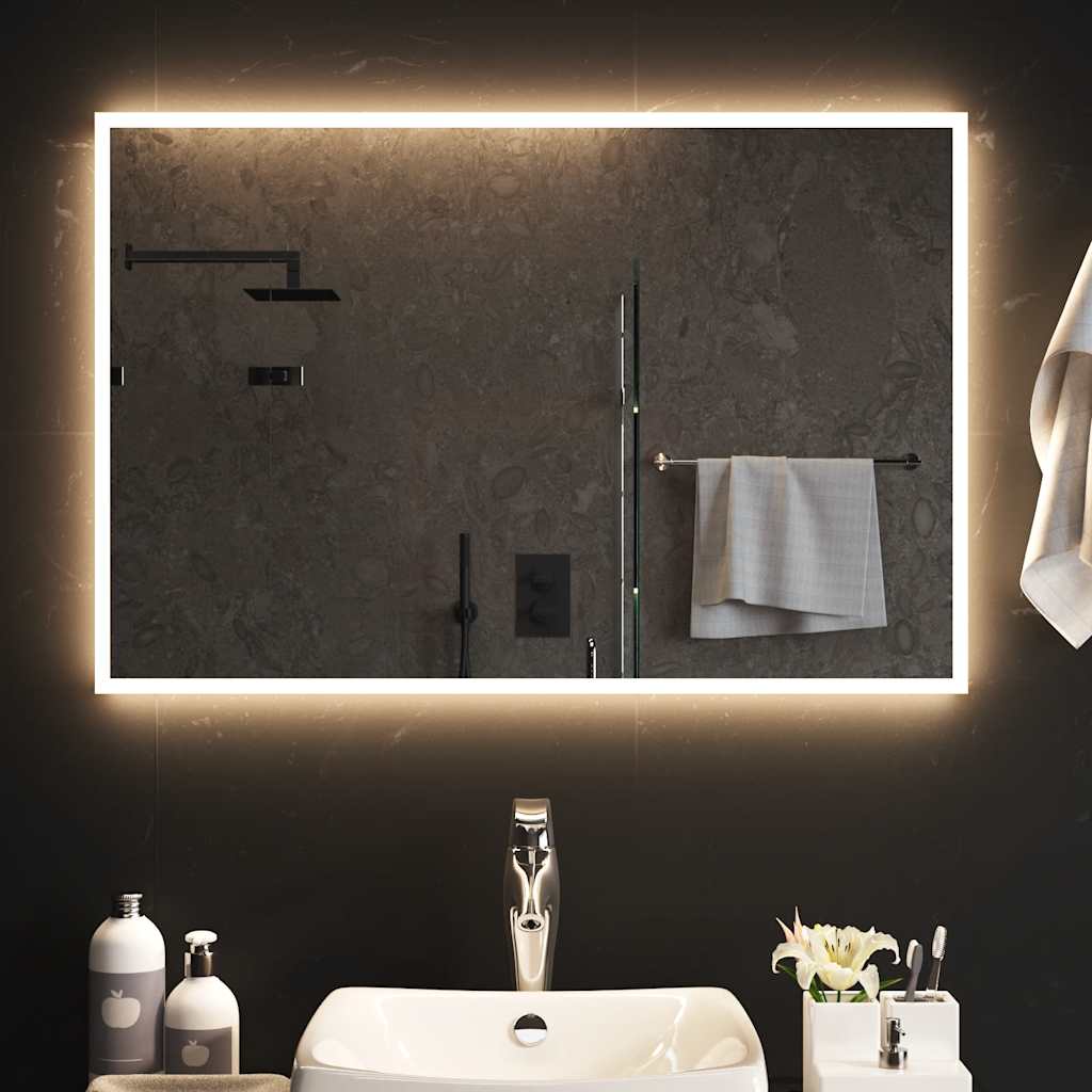 Badeværelsesspejl Med Led-lys