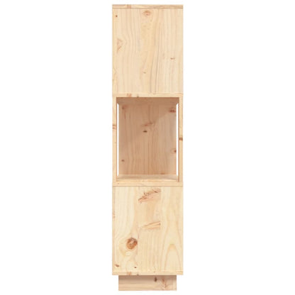 Bogreol/Rumdeler 80X25X101 Cm Massivt Fyrretræ