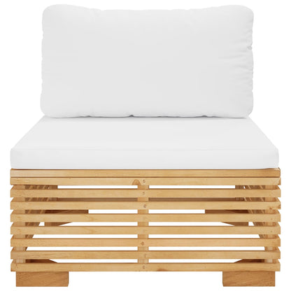 Midtermodul Til Havesofa Med Hynder Massivt Teak