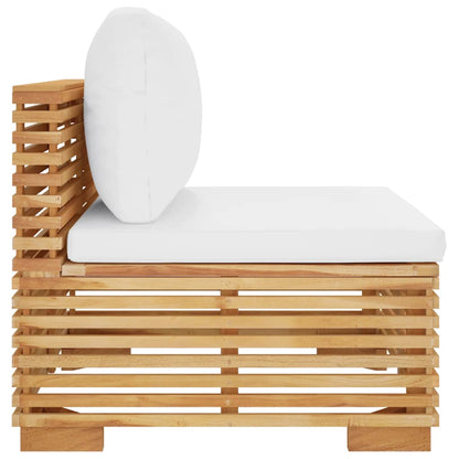 Midtermodul Til Havesofa Med Hynder Massivt Teak