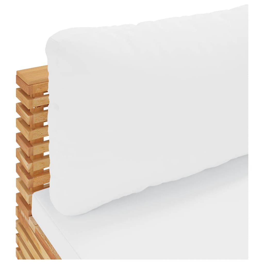 Midtermodul Til Havesofa Med Hynder Massivt Teak