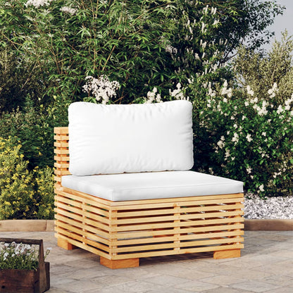 Midtermodul Til Havesofa Med Hynder Massivt Teak