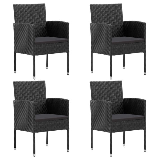 Havestole 4 Stk. E Hynder Polyrattan