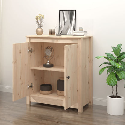 Skænk 70x35x80 Cm Massivt Fyrretræ