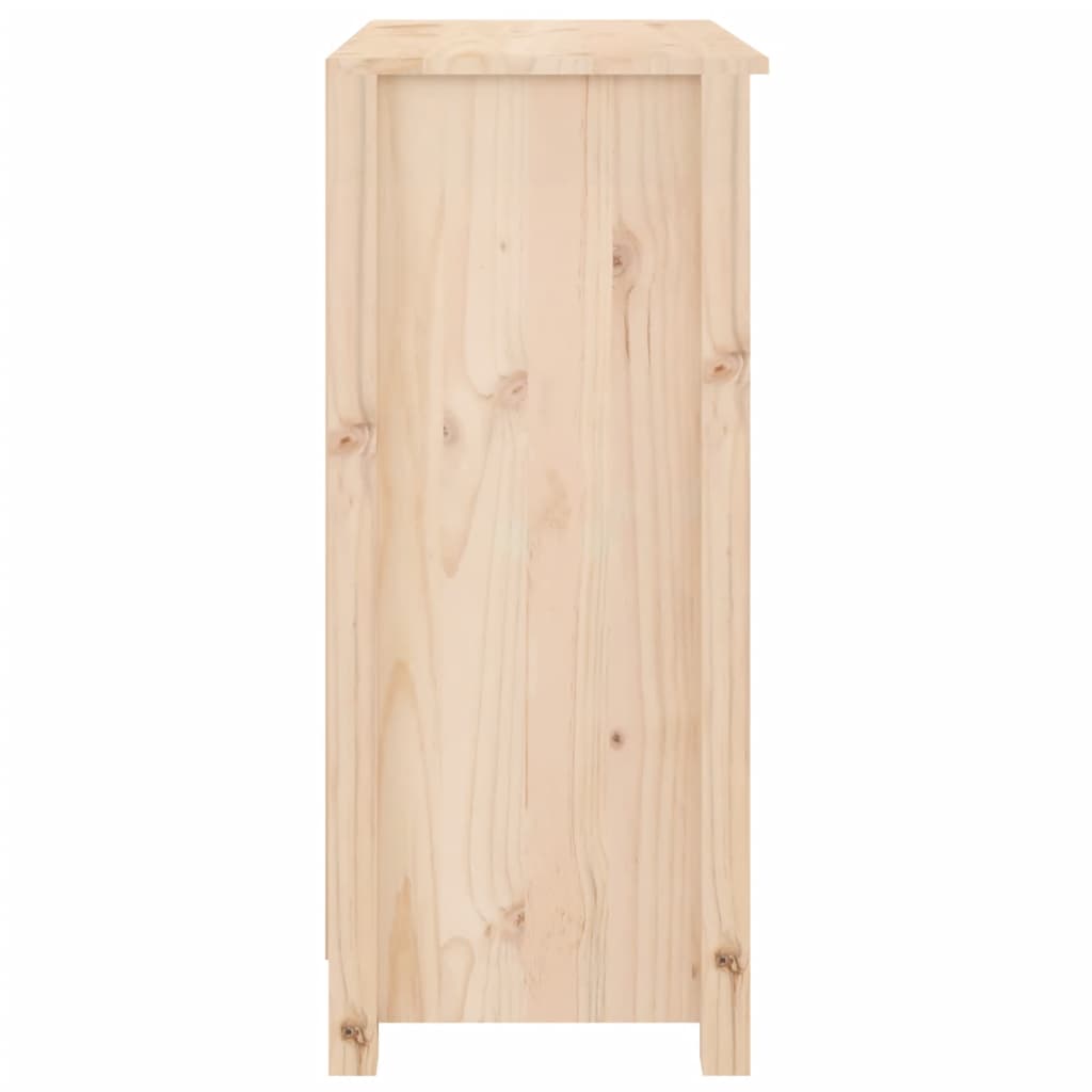 Skænk 70x35x80 Cm Massivt Fyrretræ