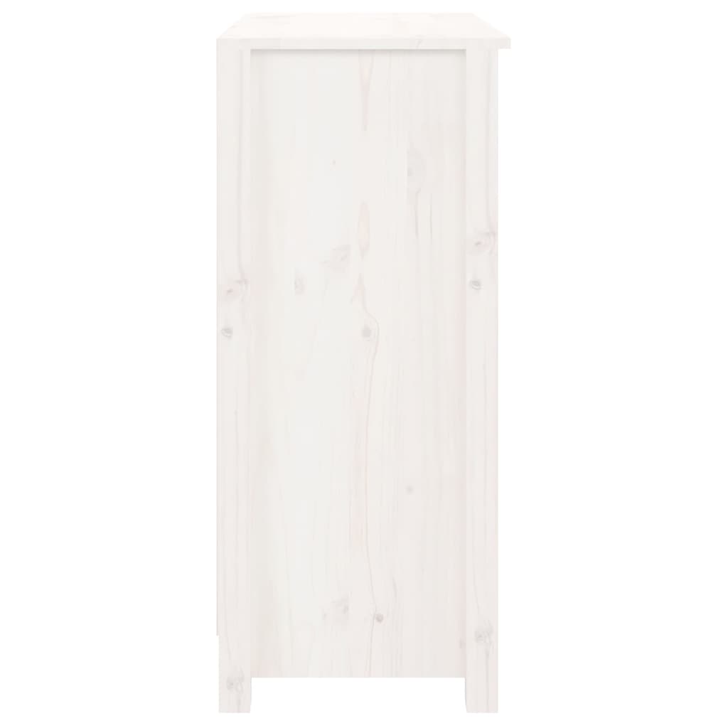 Skænk 70x35x80 Cm Massivt Fyrretræ