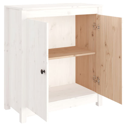 Skænk 70x35x80 Cm Massivt Fyrretræ