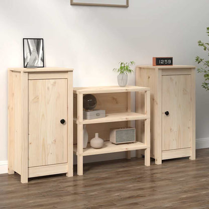 Skænk 39x35x80 Cm Massivt Fyrretræ