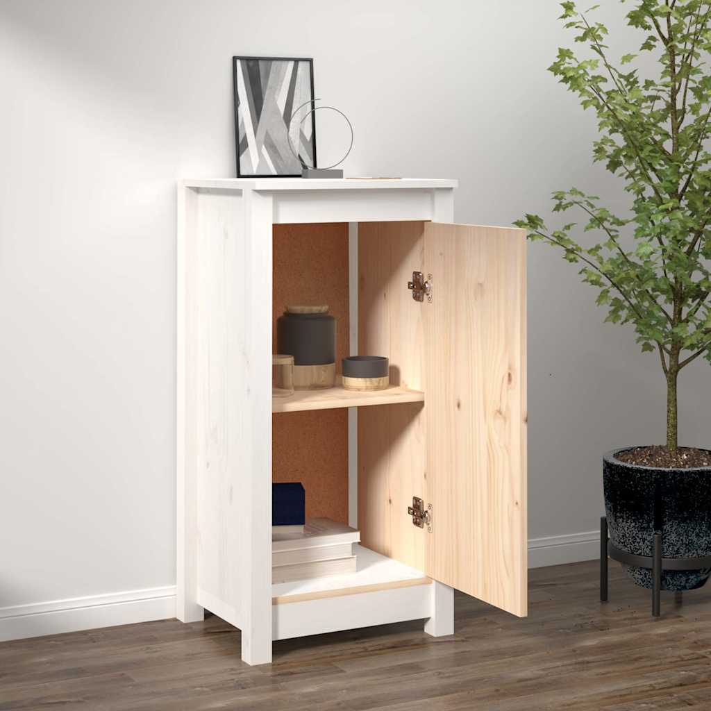 Skænk 39x35x80 Cm Massivt Fyrretræ