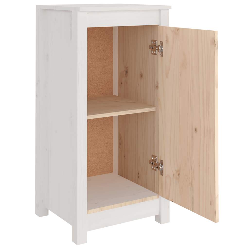 Skænk 39x35x80 Cm Massivt Fyrretræ