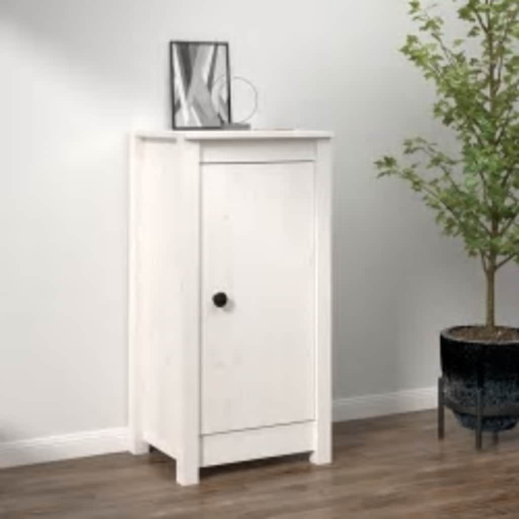 Skænk 39x35x80 Cm Massivt Fyrretræ