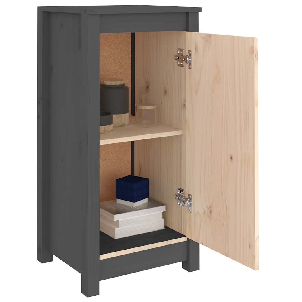 Skænk 39x35x80 Cm Massivt Fyrretræ