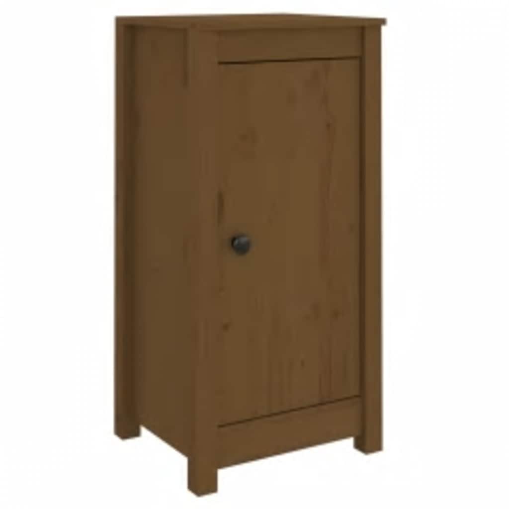 Skænk 39x35x80 Cm Massivt Fyrretræ
