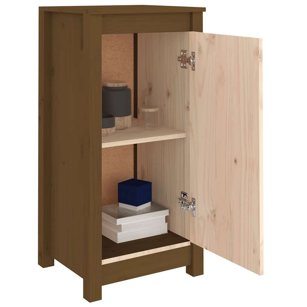 Skænk 39x35x80 Cm Massivt Fyrretræ