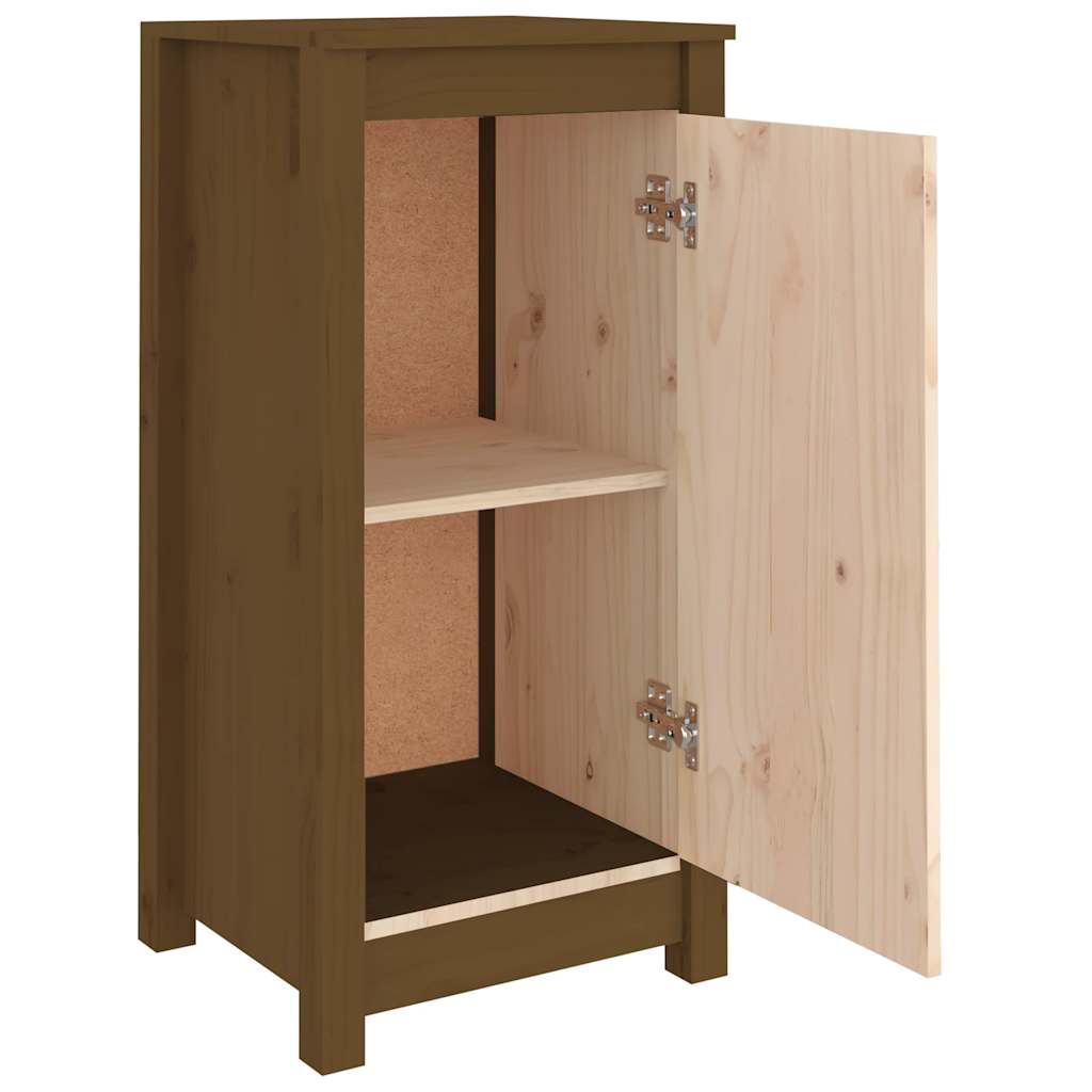 Skænk 39x35x80 Cm Massivt Fyrretræ