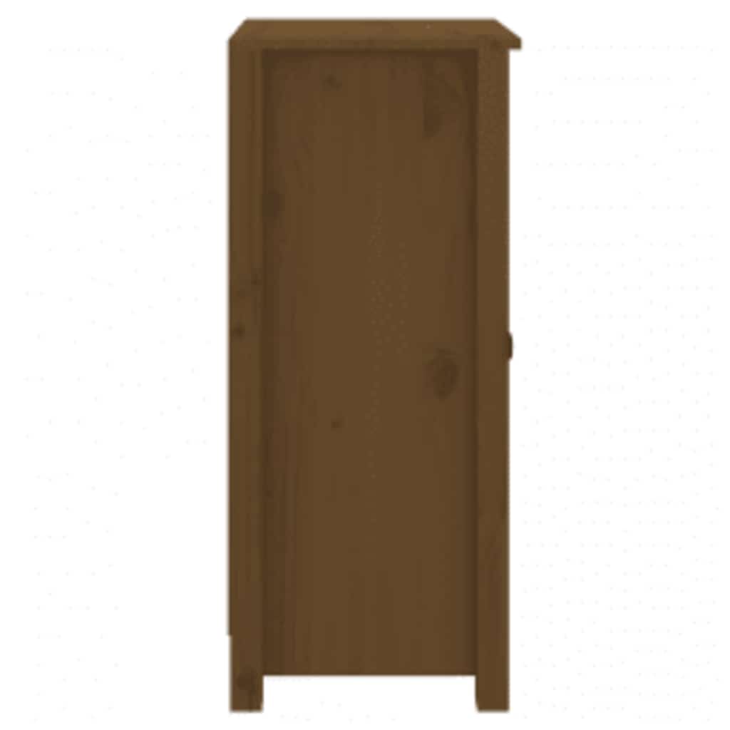 Skænk 39x35x80 Cm Massivt Fyrretræ