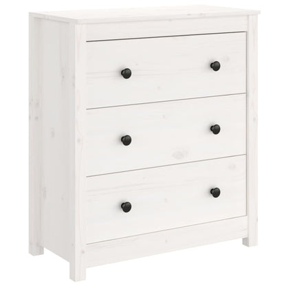Skænk 70x35x80 Cm Massivt Fyrretræ