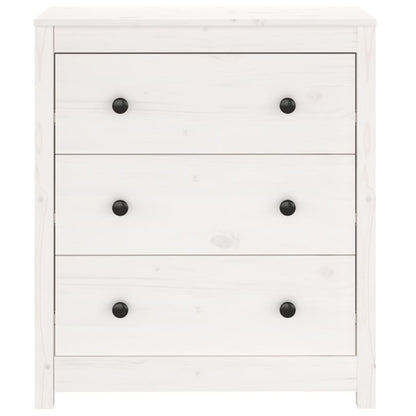 Skænk 70x35x80 Cm Massivt Fyrretræ
